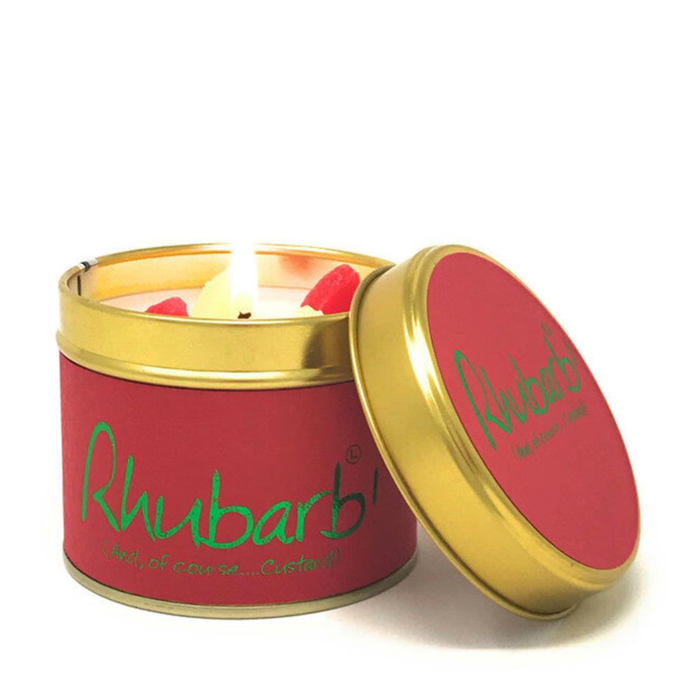 Lily-Flame Rhubarb Tin Candle £9.89